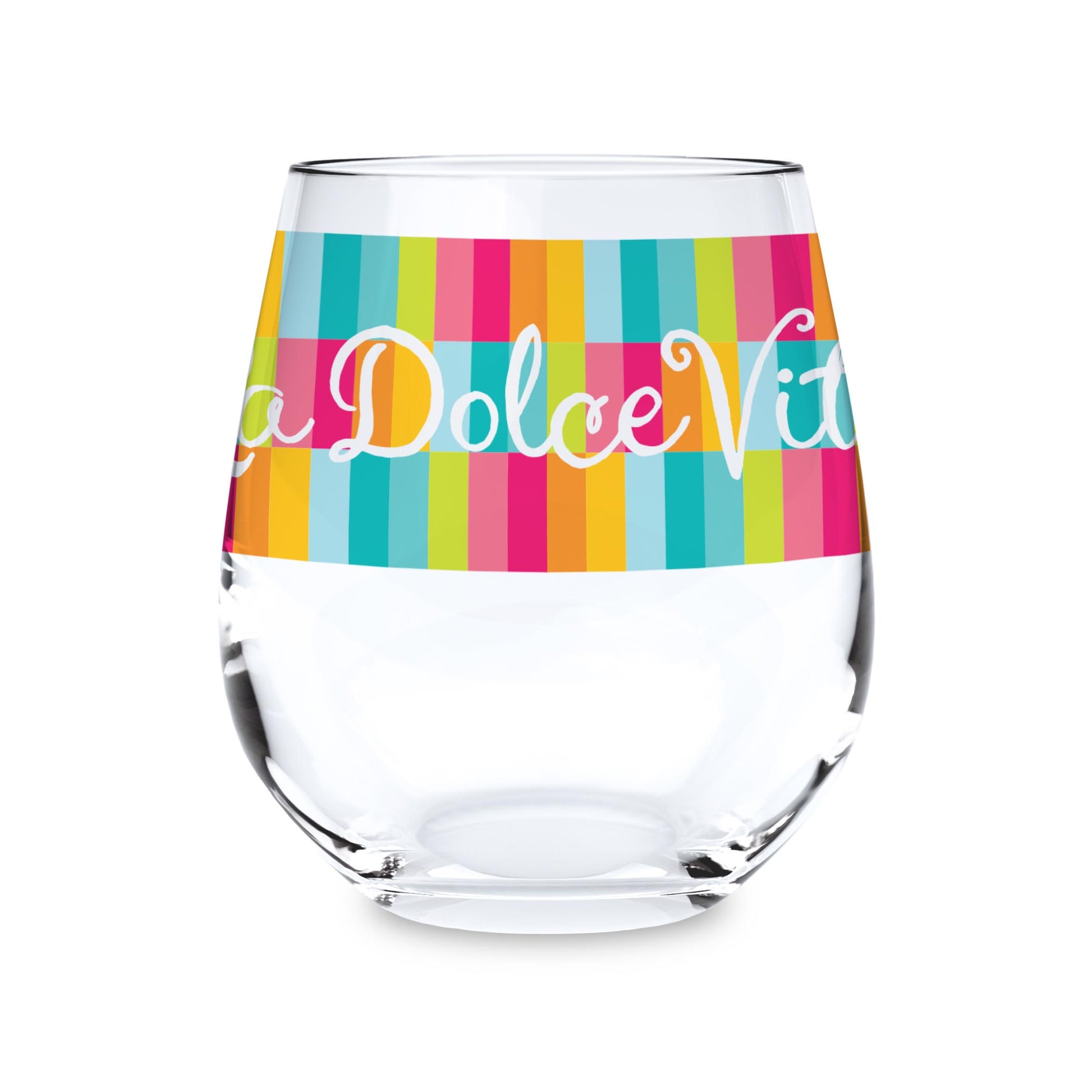 15oz Stemless Wine Glass-Summer Daze -0