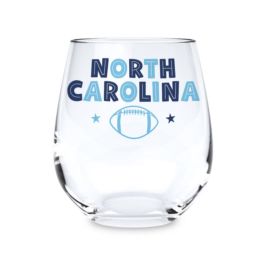 15oz Stemless Wine Glass-L+L Game Day Stars -0