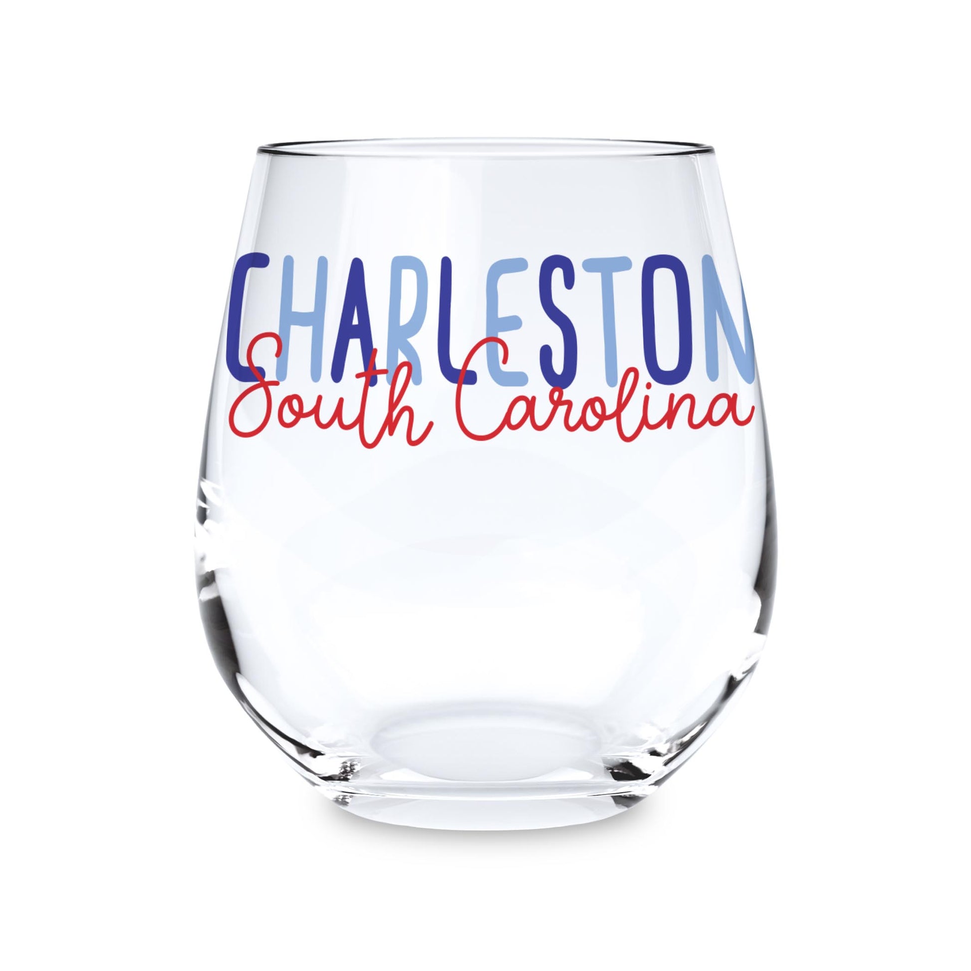 15oz Stemless Wine Glass-Love+Local 4th of July 250th Anniversary -0