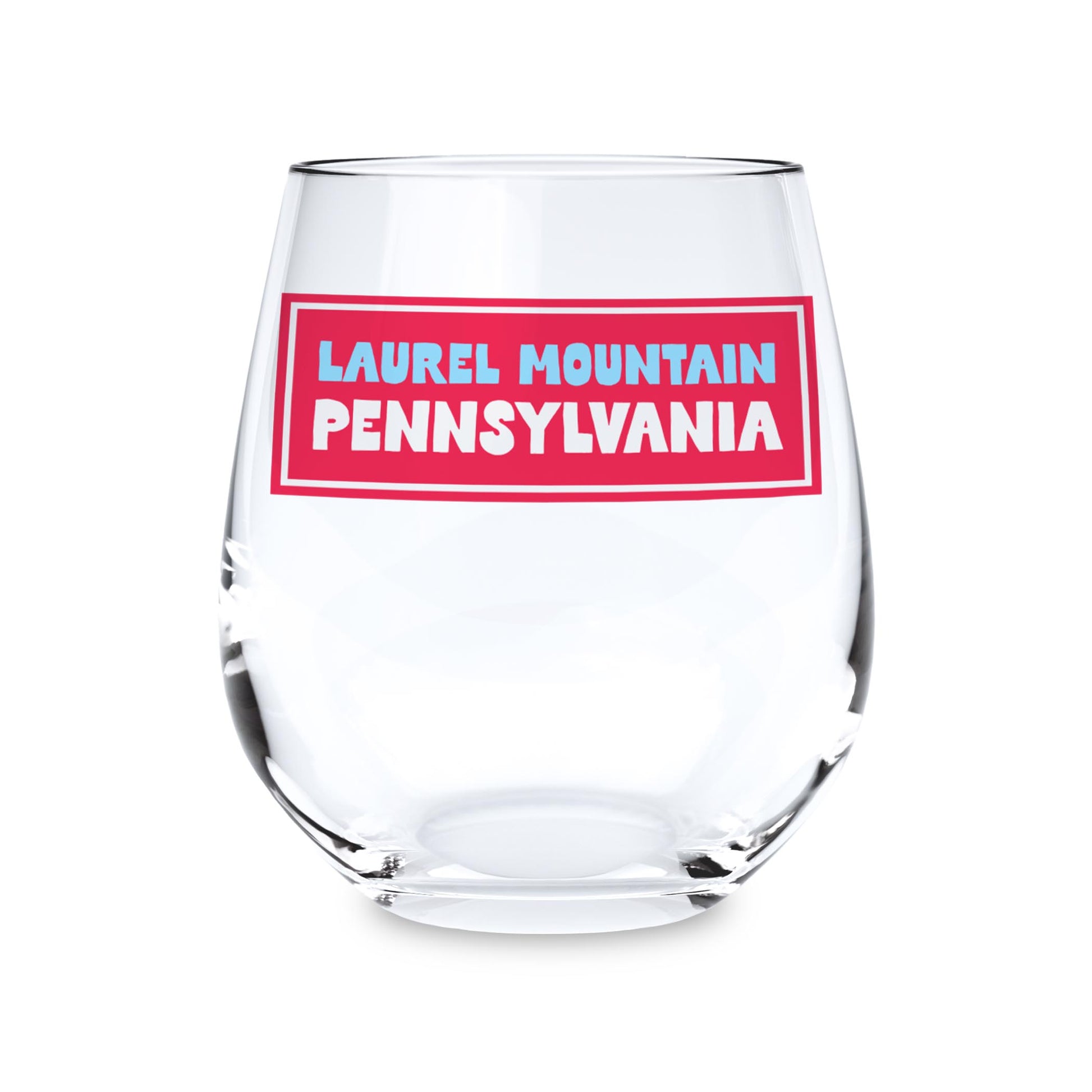 15oz Stemless Wine Glass-Love+Local Après Ski -0
