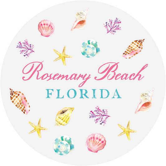 Love+Local Vinyl Sticker | Shells & Shoreline