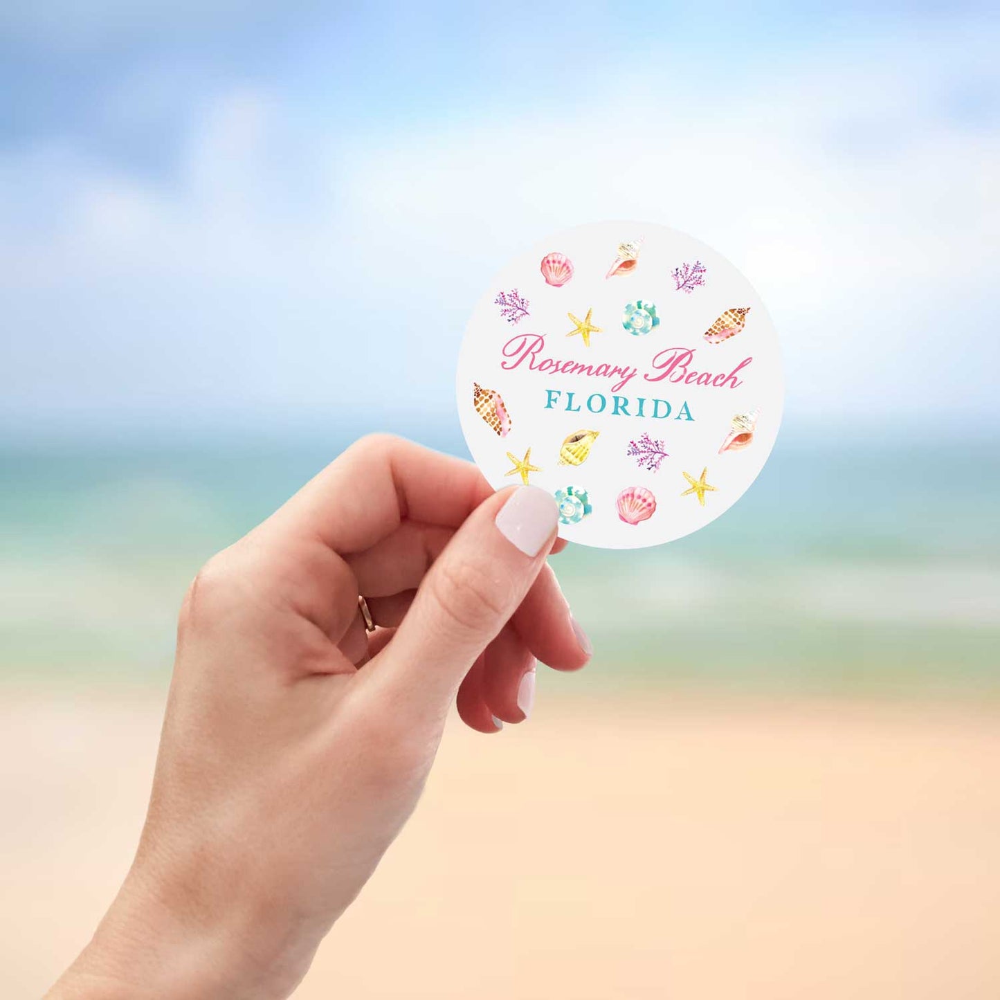 Love+Local Vinyl Sticker | Shells & Shoreline