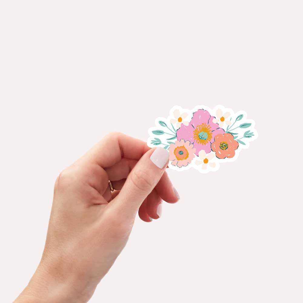 Kalia Floral Vinyl Sticker