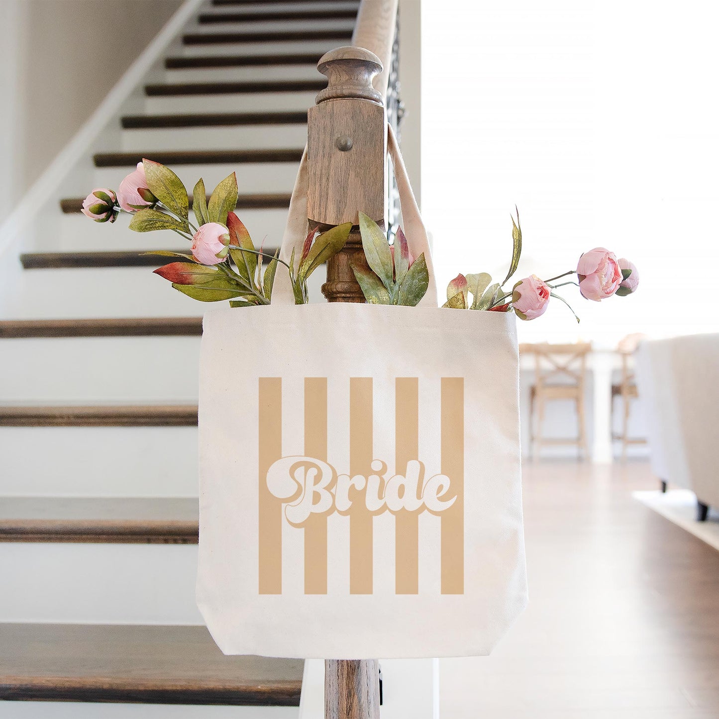 Tote Bag Natural Canvas-Happily Ever After -1