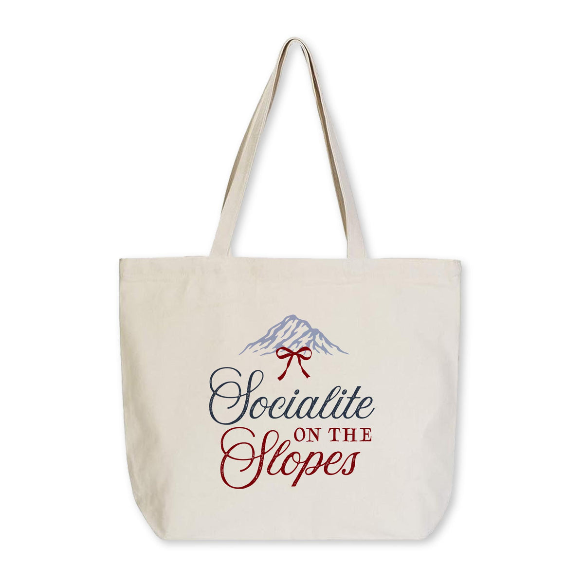 Tote Bag Natural Canvas-Chalet Girl -0