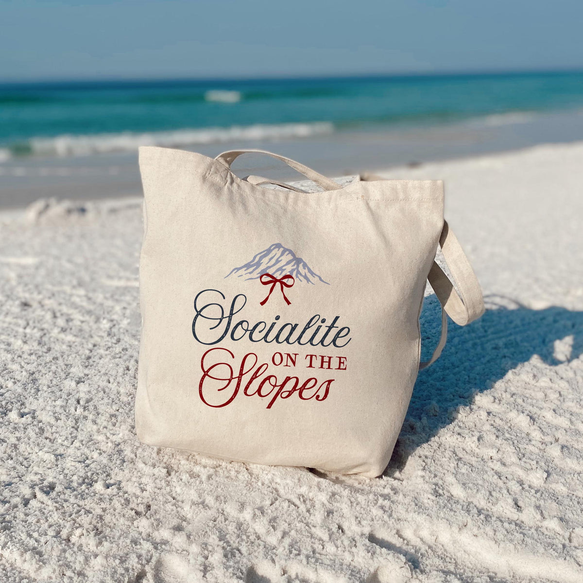 Tote Bag Natural Canvas-Chalet Girl -3