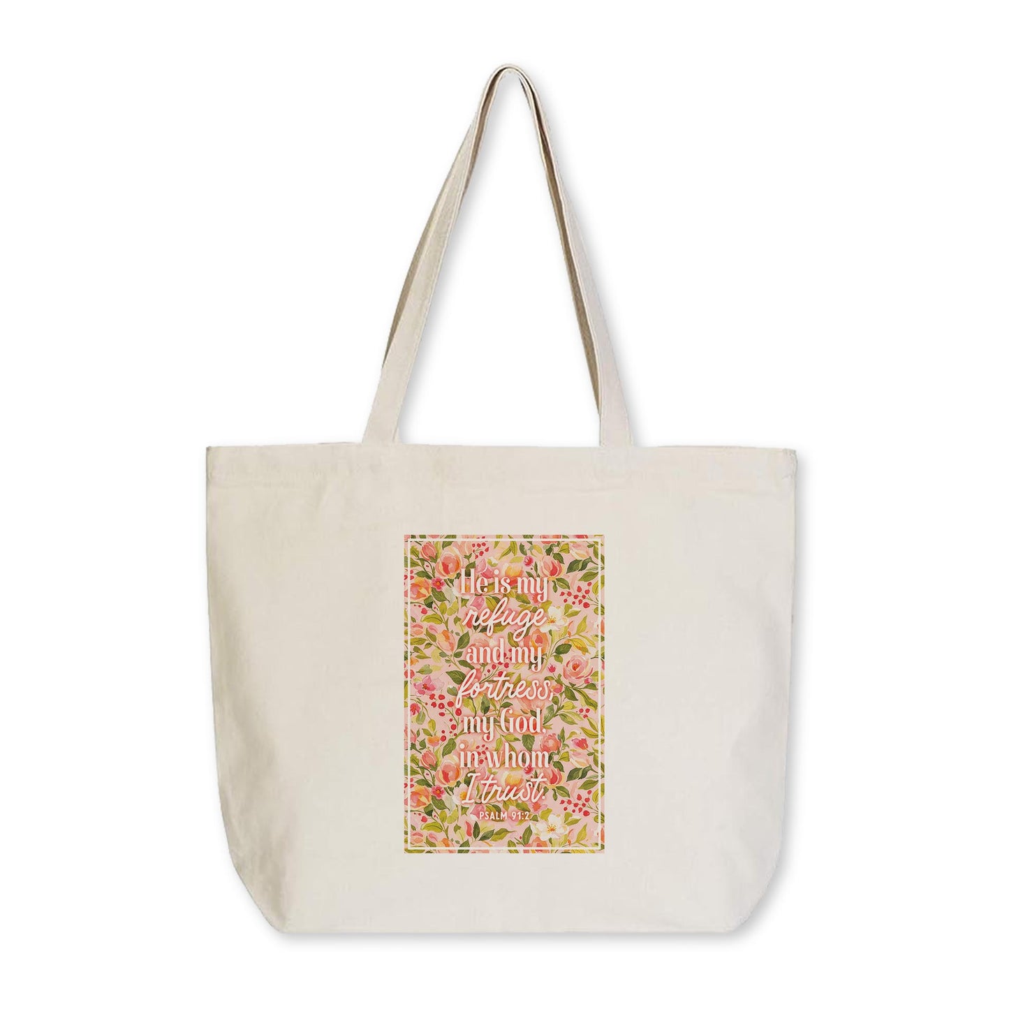 Tote Bag Natural Canvas-Faithful Promises -0