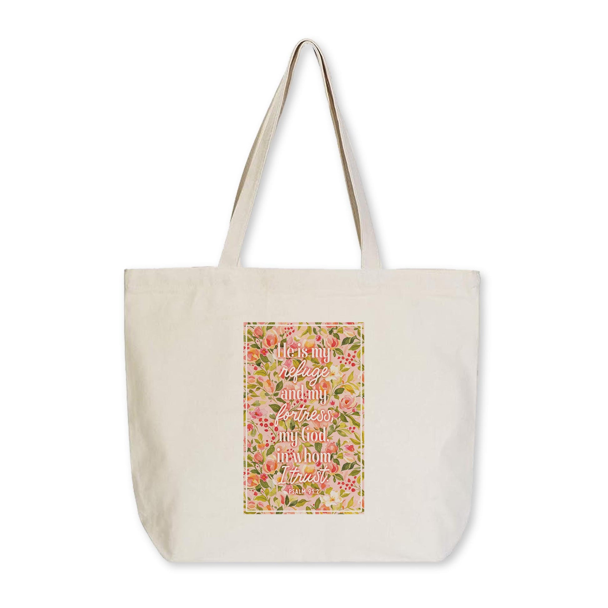 Tote Bag Natural Canvas-Faithful Promises -0