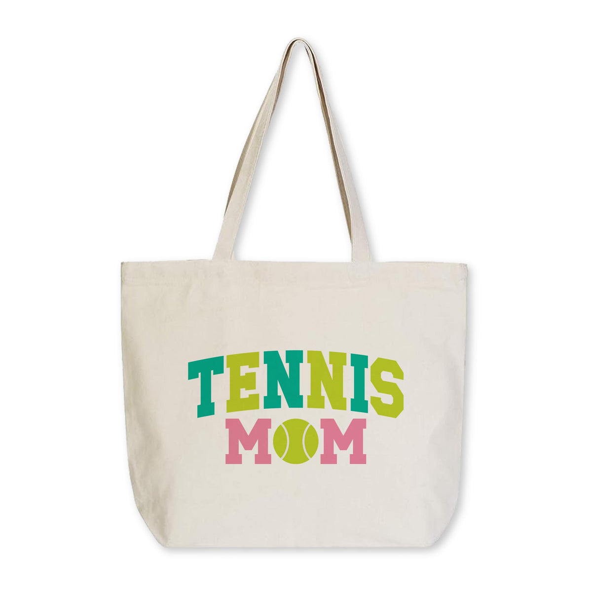 Tote Bag Natural Canvas-Tennis Mom -0