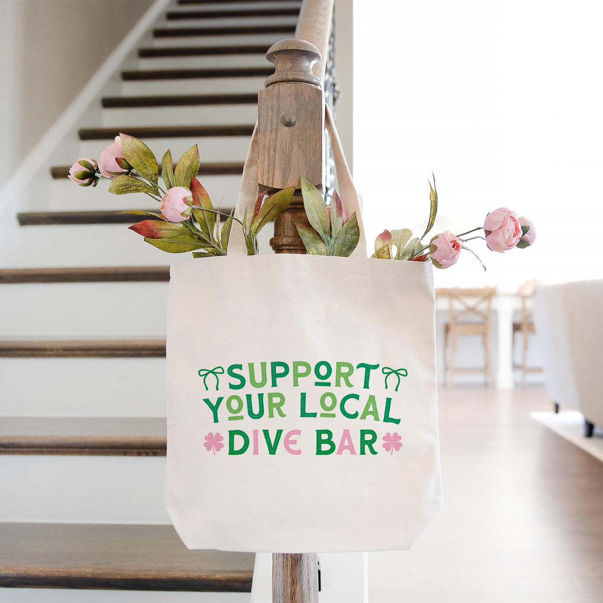 Tote Bag Natural Canvas-St. Patty's Day -1