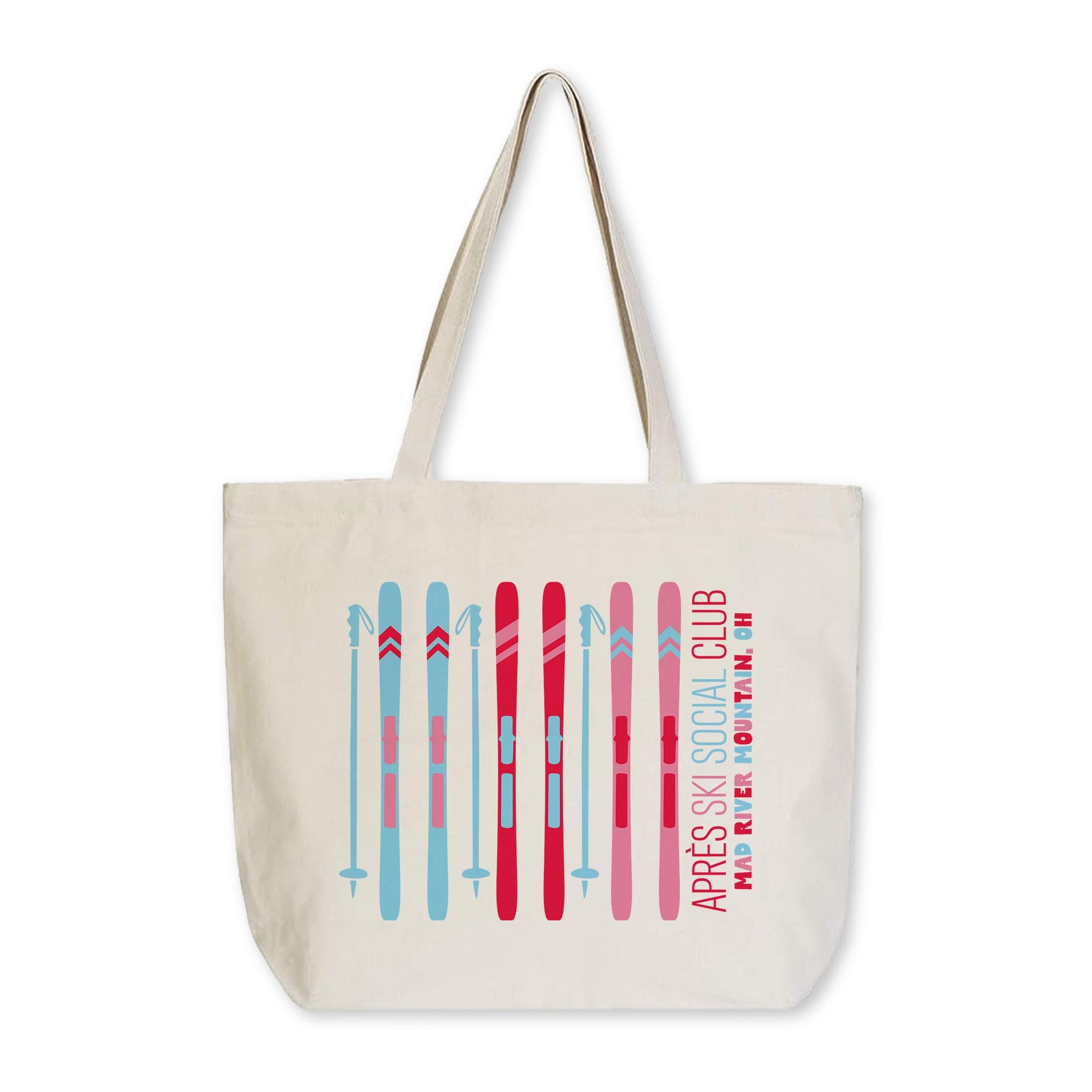 Tote Bag Natural Canvas-Love+Local Après Ski -0
