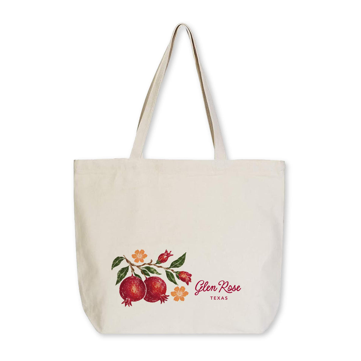 Tote Bag Natural Canvas-Autumn Orchard | Custom | Your City & State -0