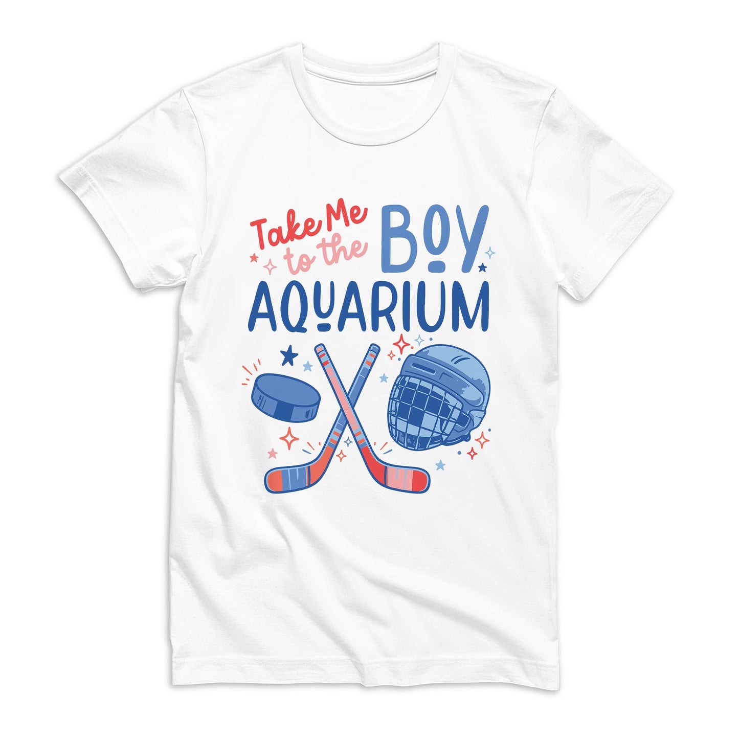 Bella Canvas T-Shirt White-Boy Aquarium -0