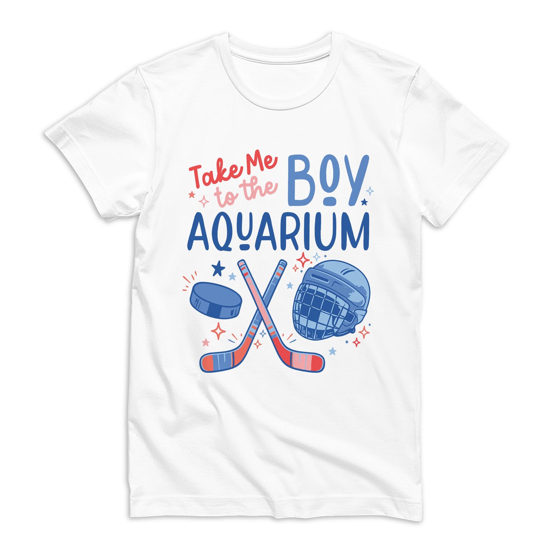 Bella Canvas T-Shirt White-Boy Aquarium -0