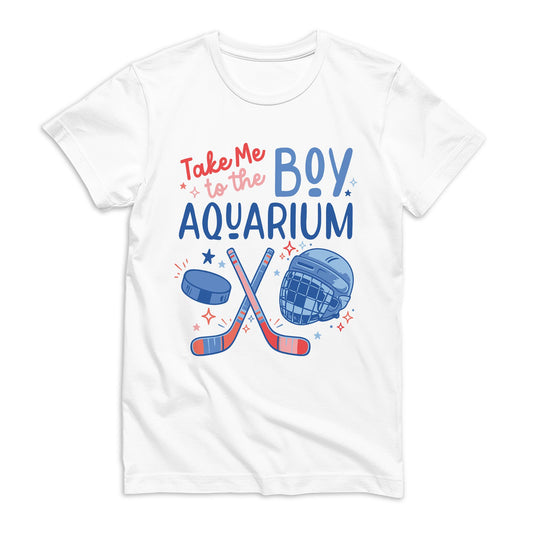 Bella Canvas T-Shirt White-Boy Aquarium -0