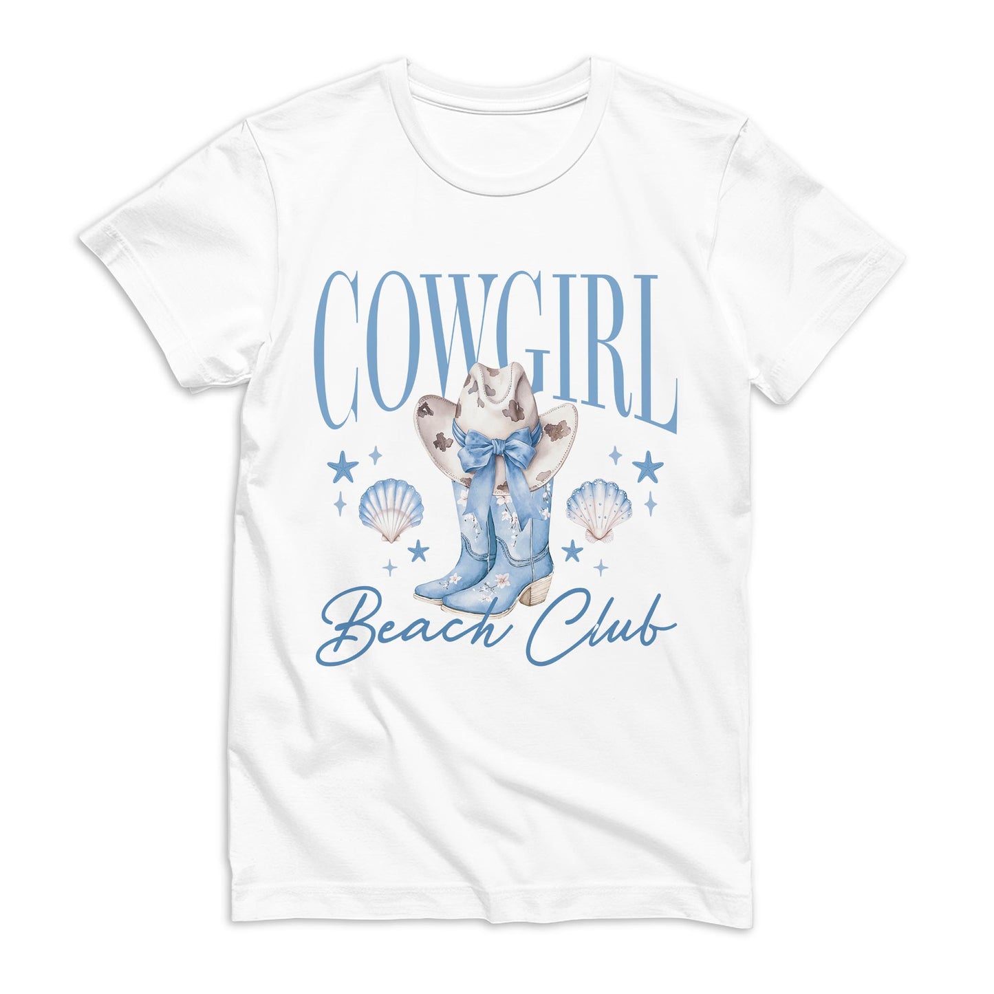 Bella Canvas T-Shirt White-Coastal Cowgirl -0