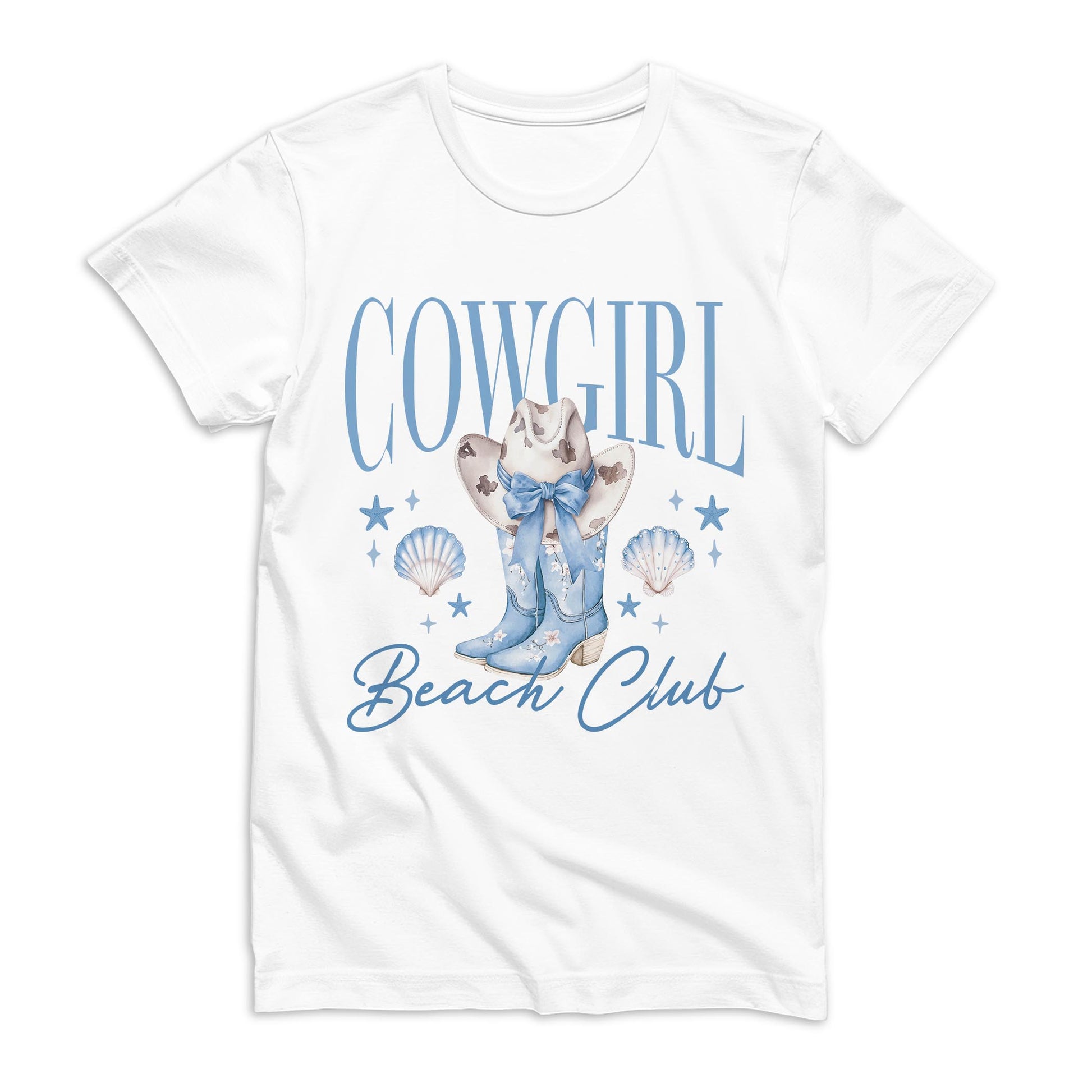 Bella Canvas T-Shirt White-Coastal Cowgirl -0