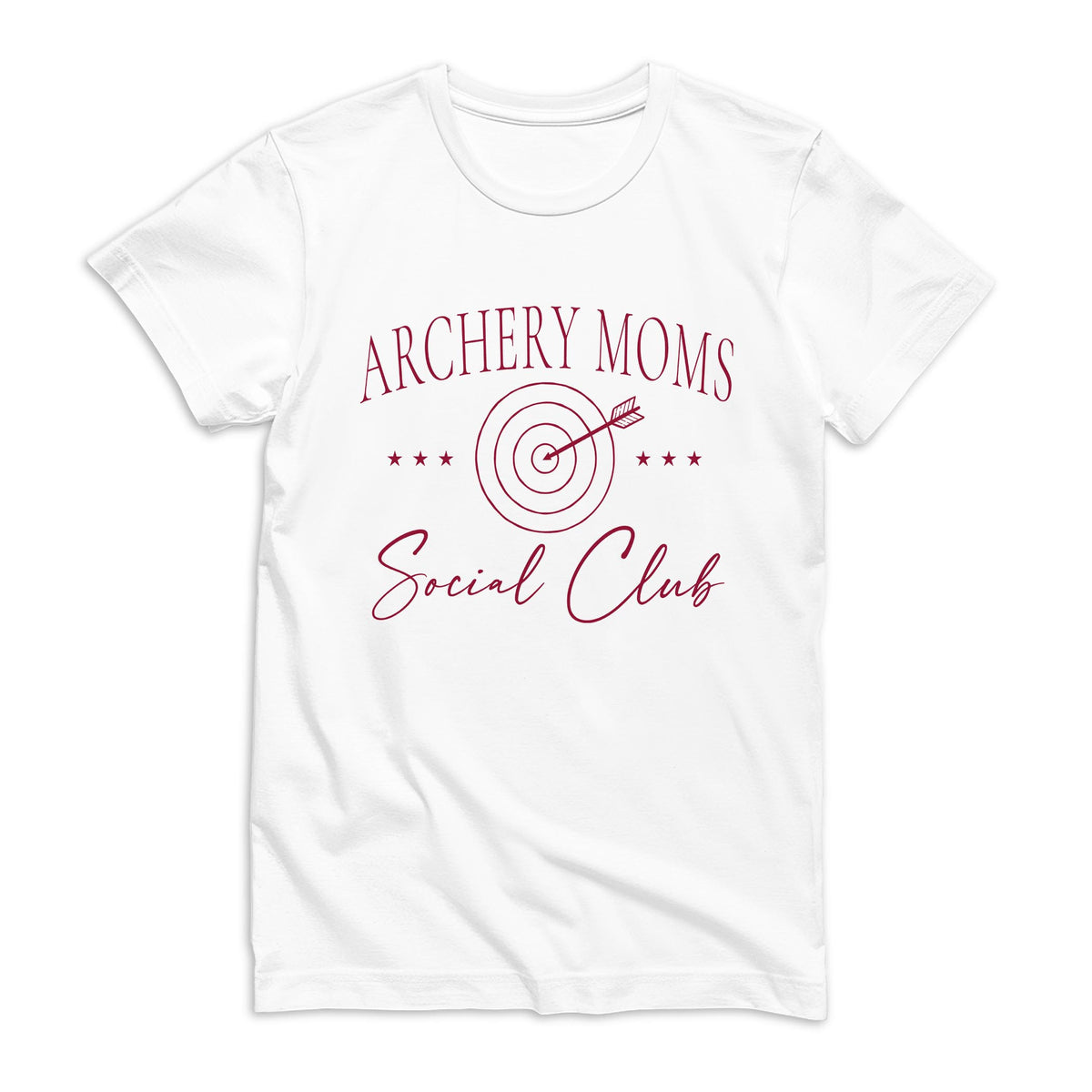 Bella Canvas T-Shirt White-Archery Mom -0