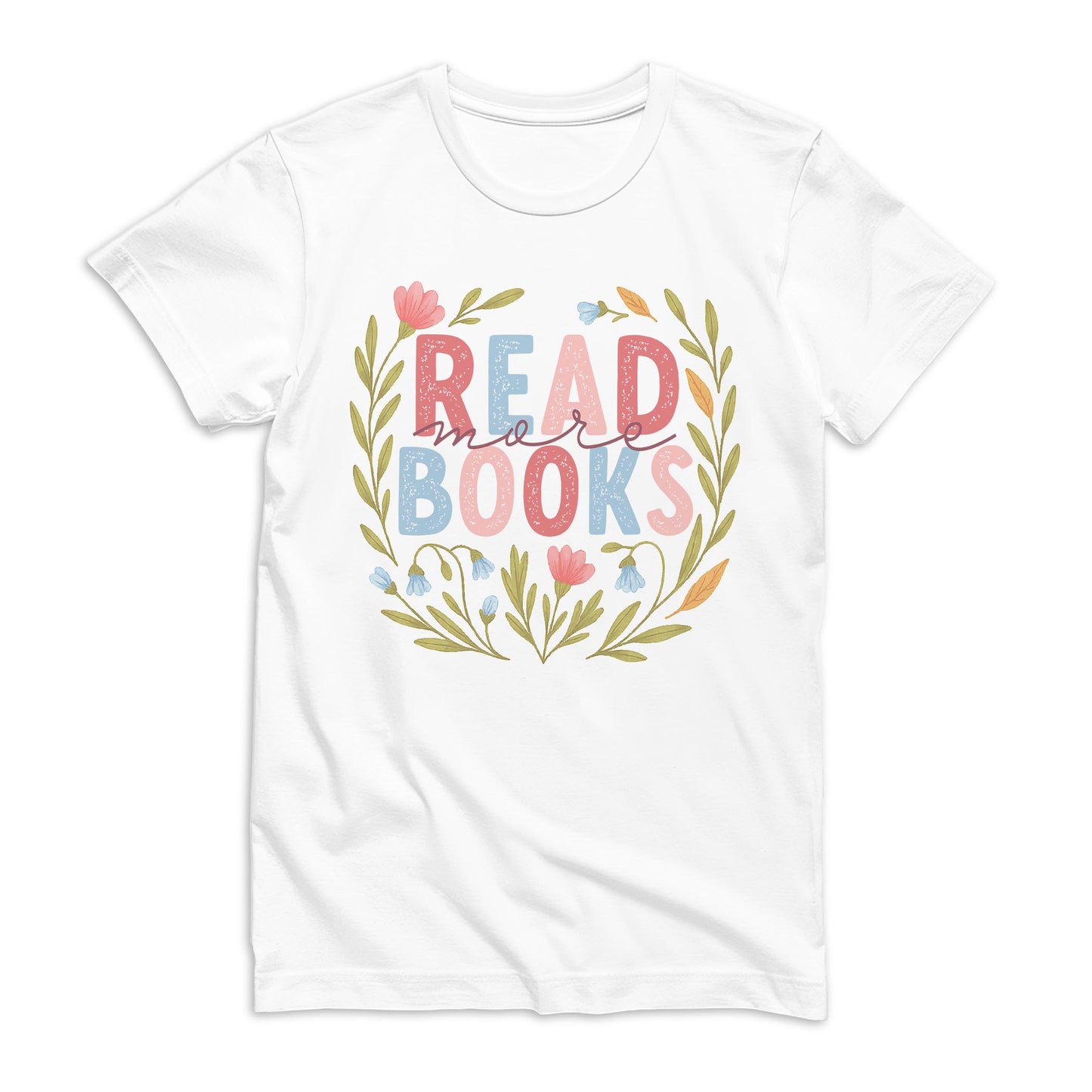 Bella Canvas T-Shirt White-Pretty Little Chapters Read More Books -0