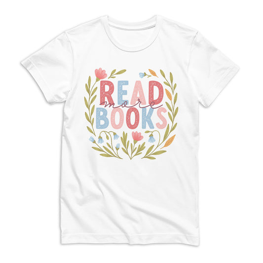 Bella Canvas T-Shirt White-Pretty Little Chapters Read More Books -0
