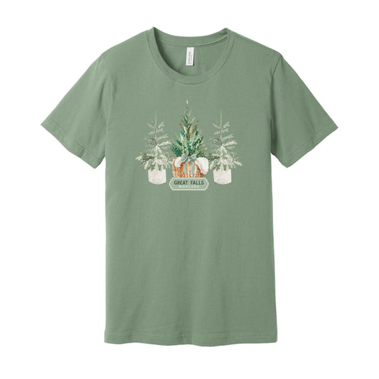 Bella Canvas T-Shirt Sage-Love+Local Woodland -0