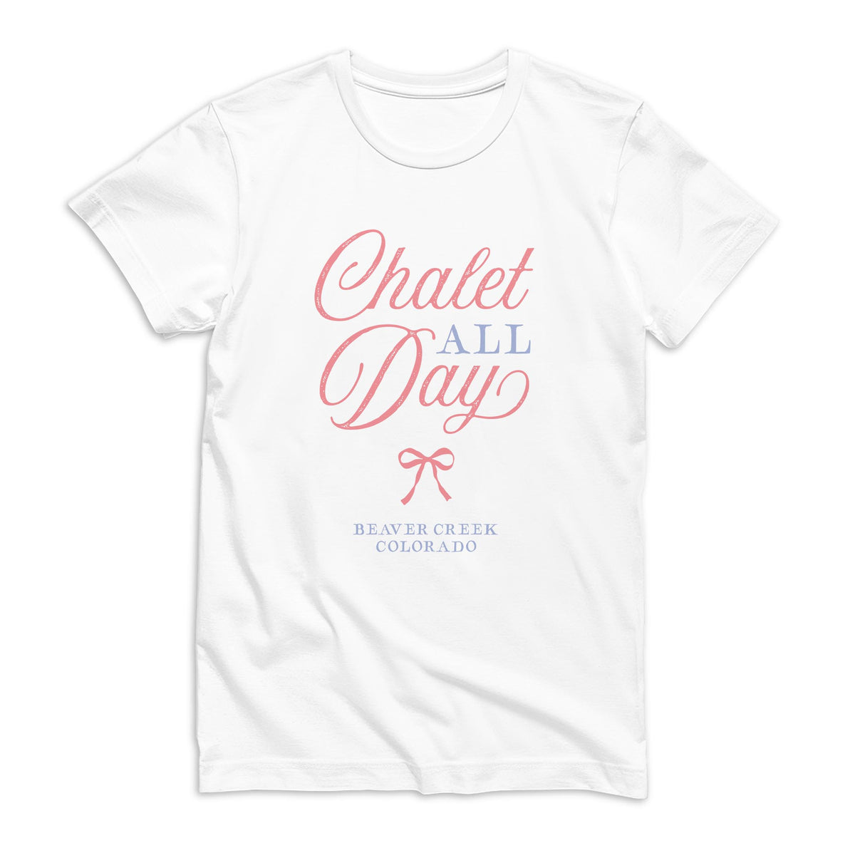 Bella Canvas T-Shirt White-Chalet Girl | Custom -0
