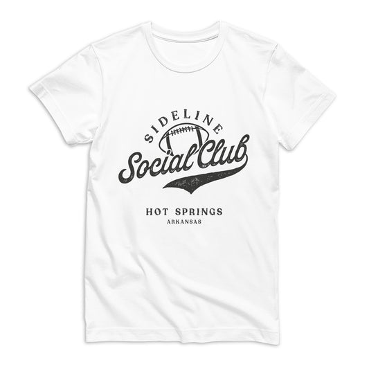 Bella Canvas T-Shirt White-Football Mom | Custom | Personalize -0