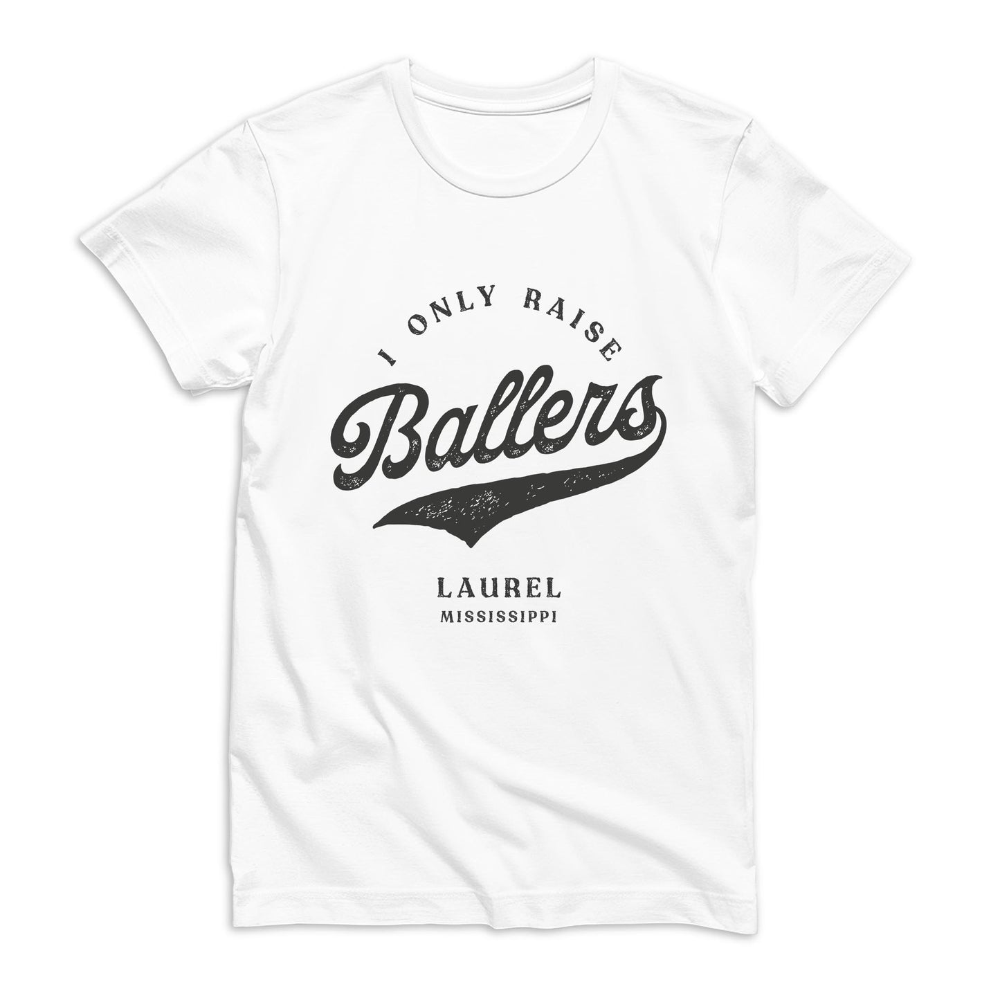 Bella Canvas T-Shirt White-Custom Little League Mom -0