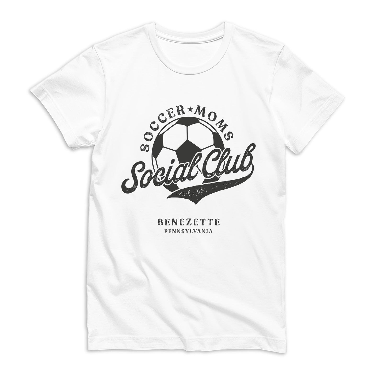 Bella Canvas T-Shirt White-Soccer Mom | Custom | Personalize -0