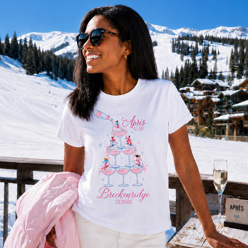 T-Shirt-Après Ski All Day | Custom | Personalize