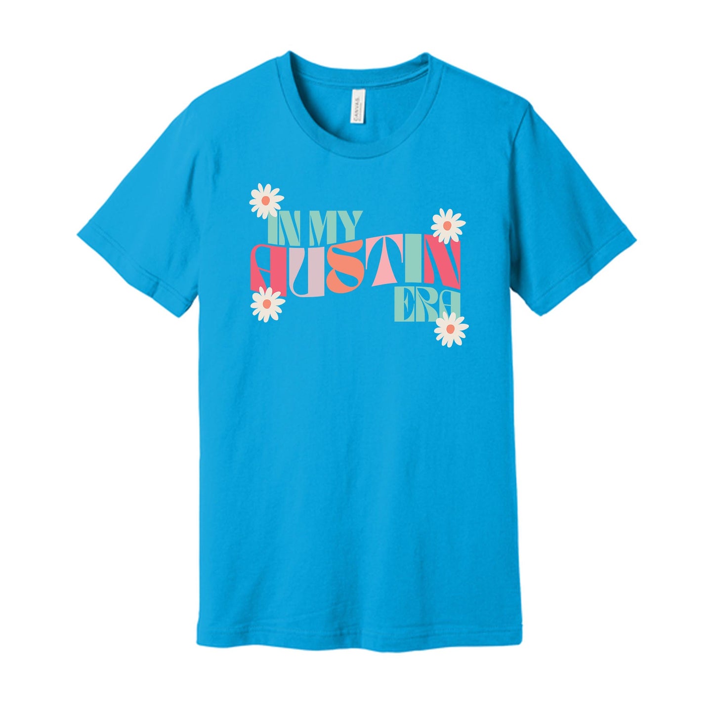 Bella Canvas T-Shirt Turquoise-In My City Era -0