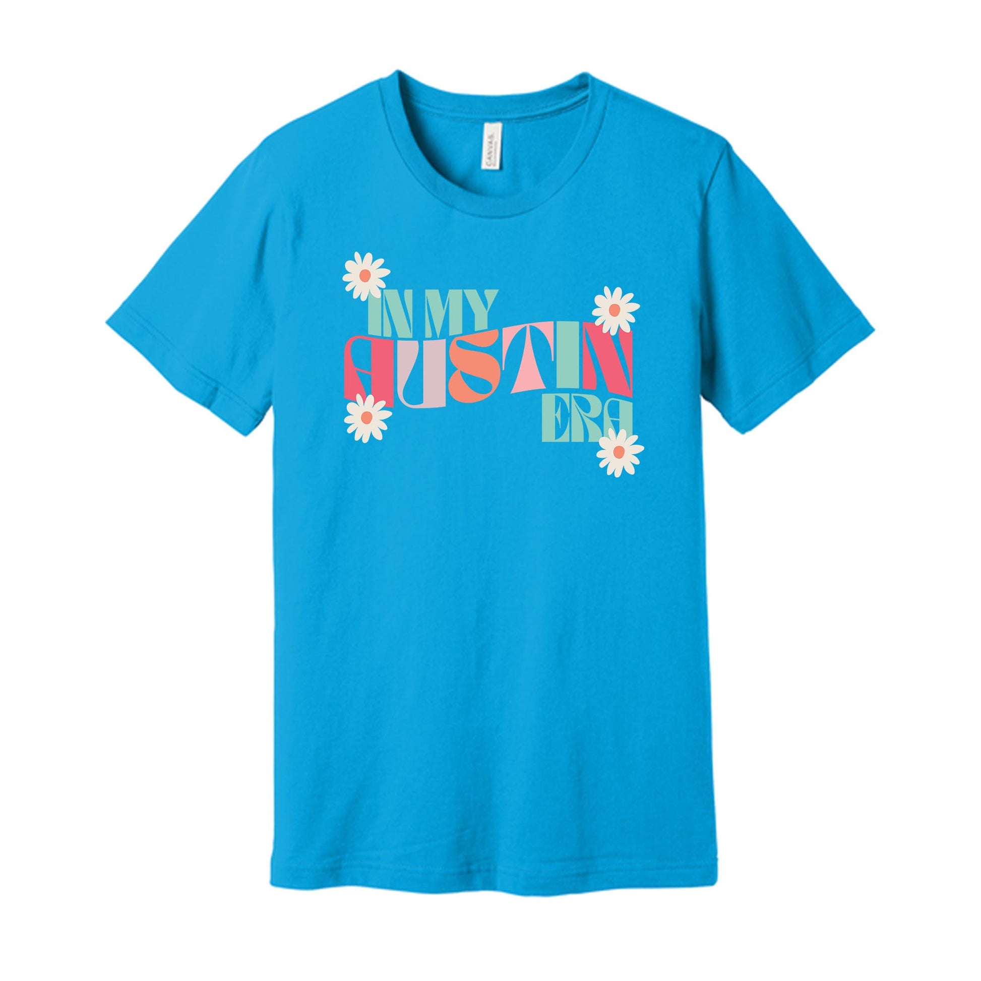 Bella Canvas T-Shirt Turquoise-In My City Era -0