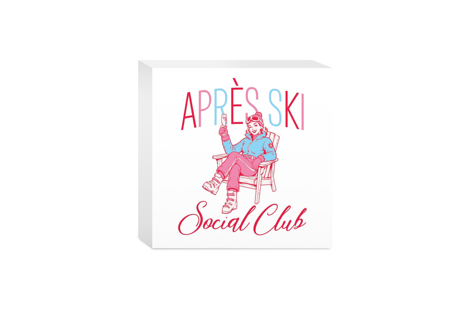 5x5 Wood Block-Après Ski -0