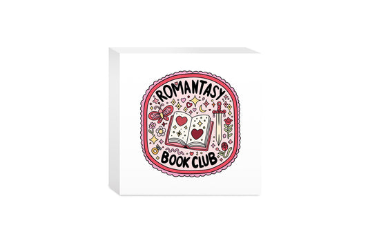 5x5 Wood Block-Romantasy Book Club -0