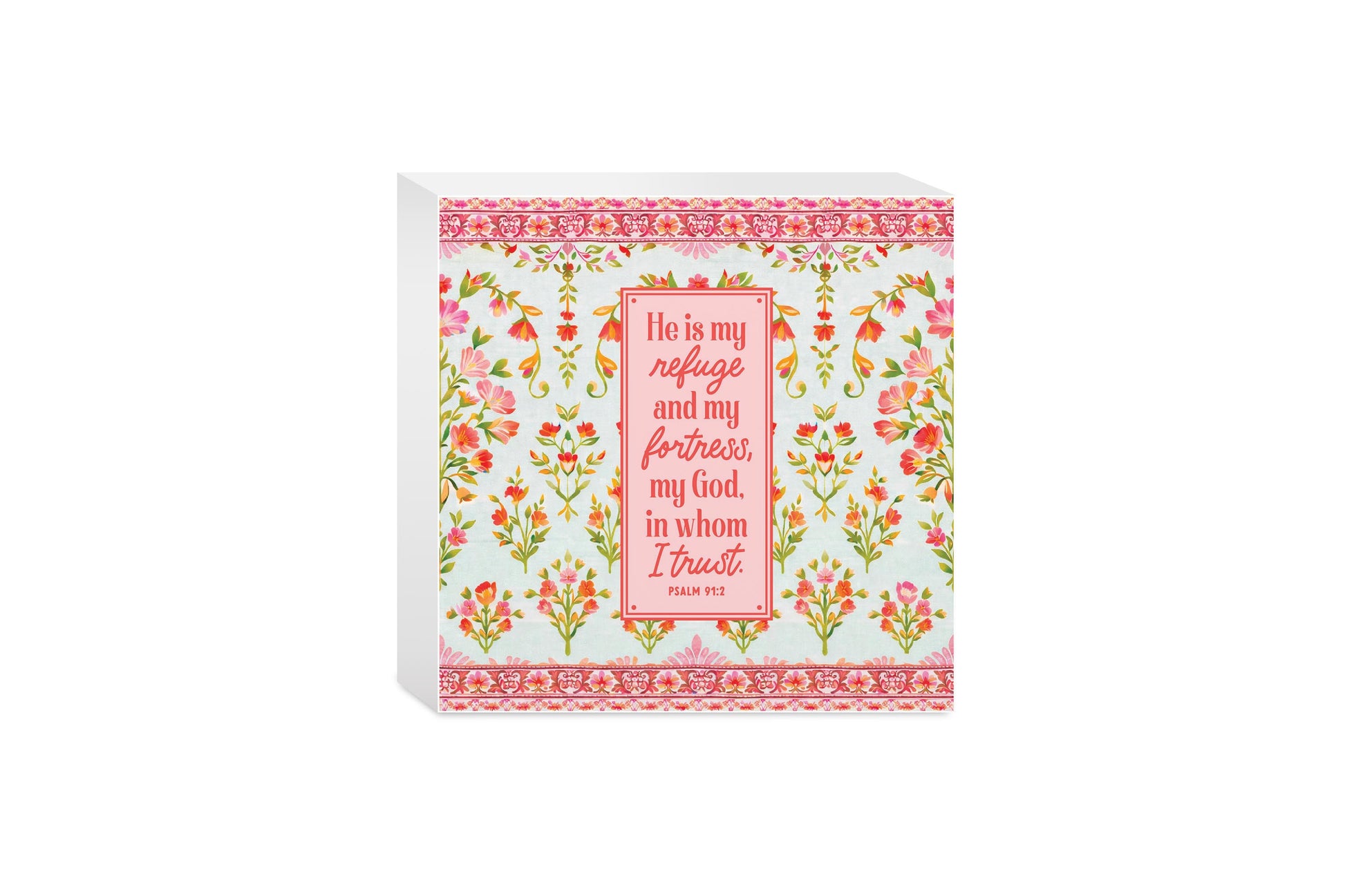 5x5 Wood Block-Faithful Promises -0