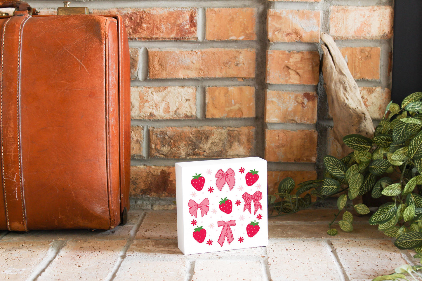5x5 Wood Block-Strawberry Parlor -3