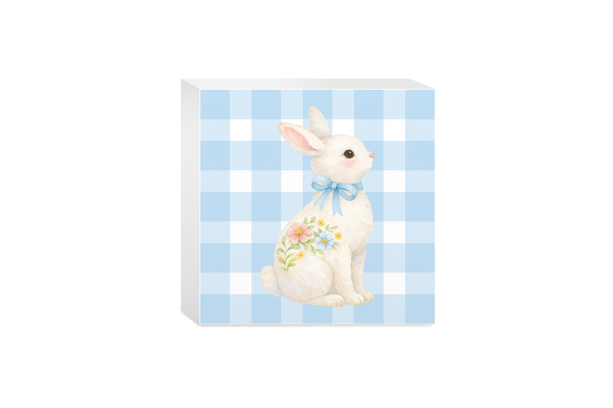 5x5 Wood Block-Cottage Easter -0