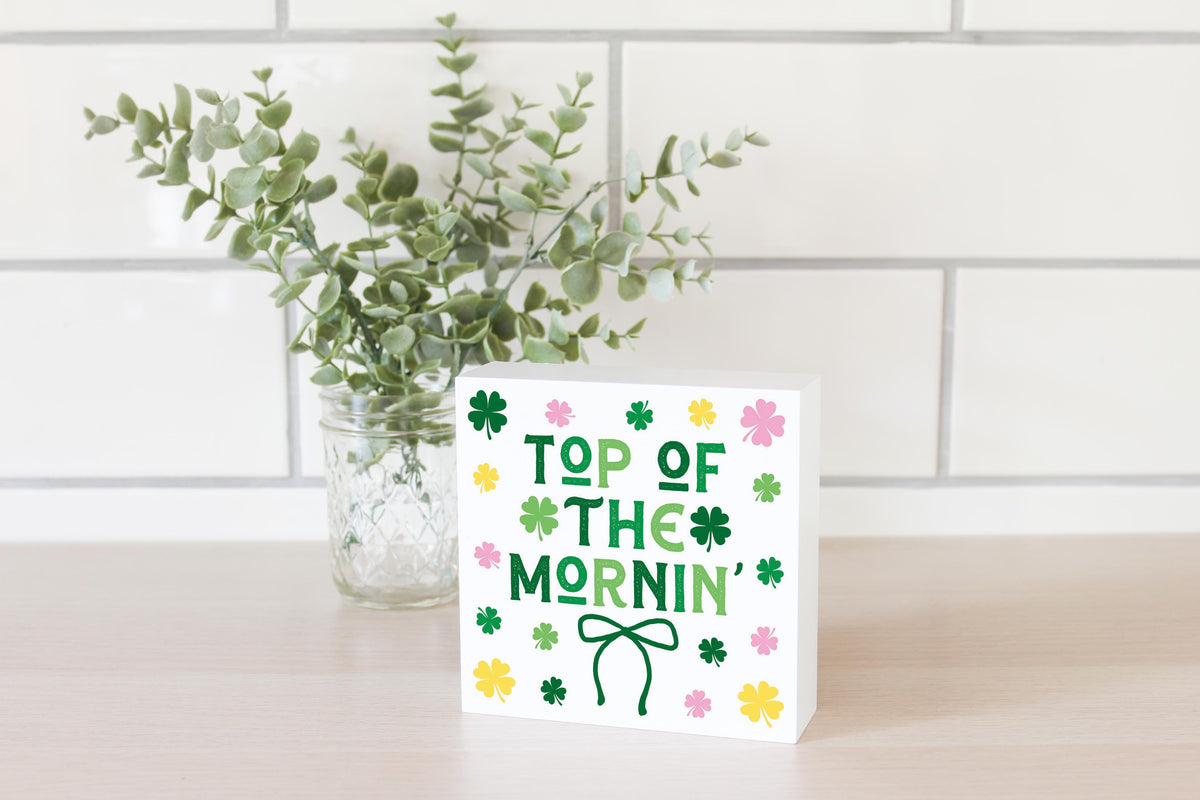5x5 Wood Block-St. Patty's Day -2