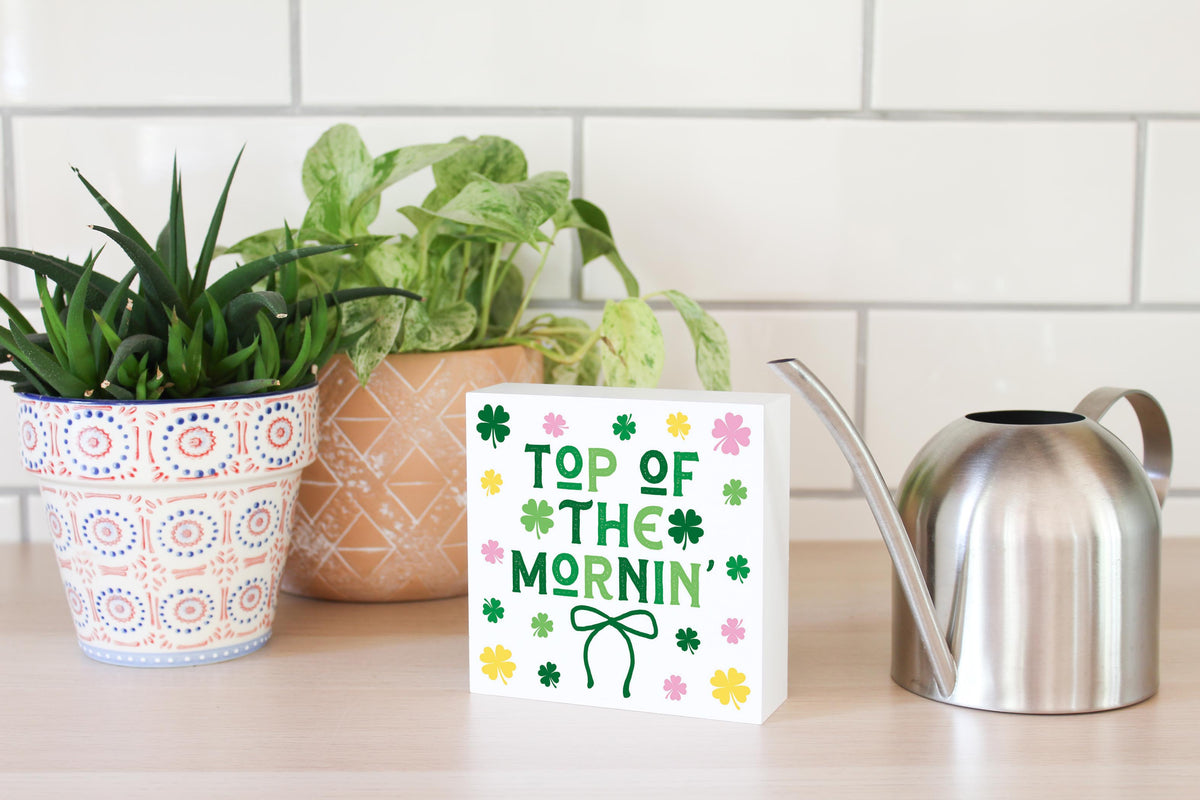 5x5 Wood Block-St. Patty's Day -4