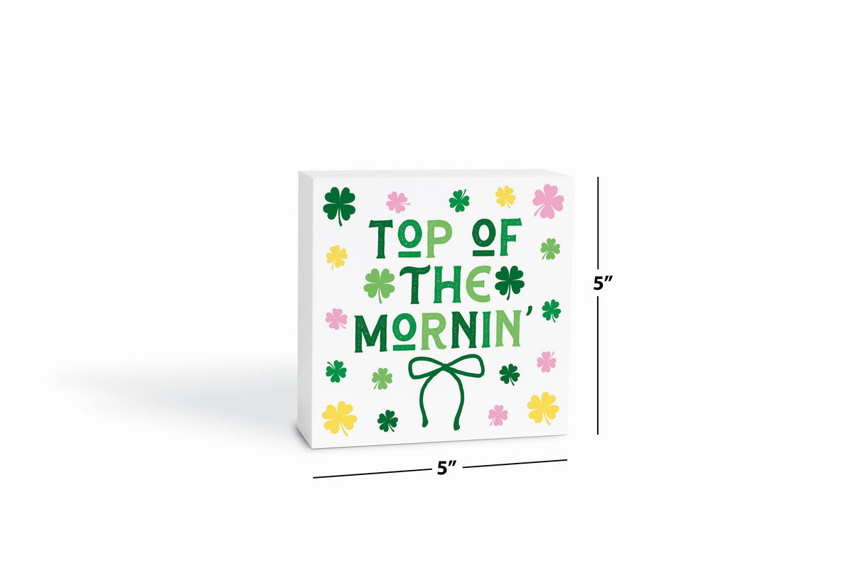 5x5 Wood Block-St. Patty's Day -6