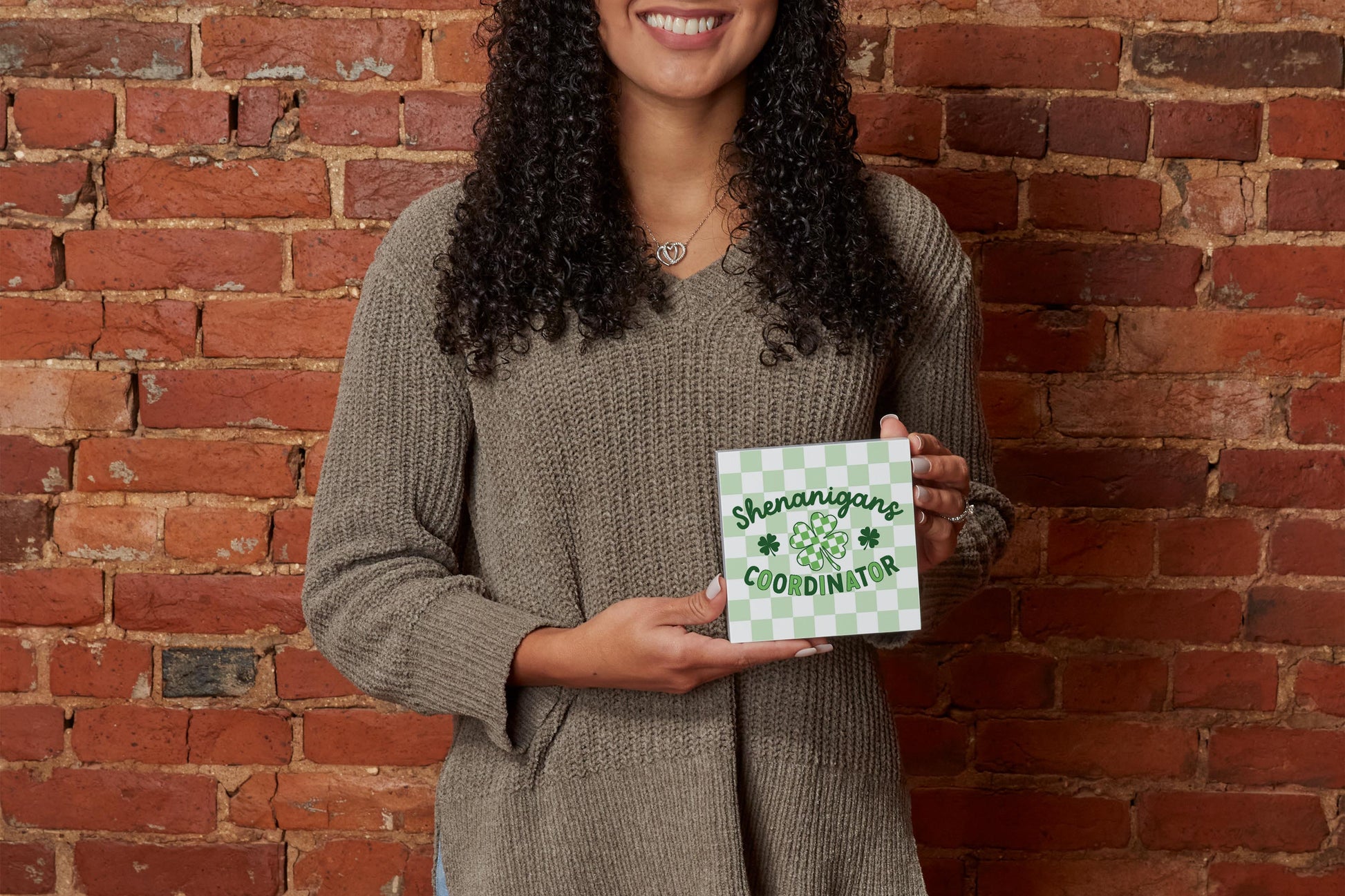 5x5 Wood Block-St. Patrick's Day Shenanigans Coordinator -1
