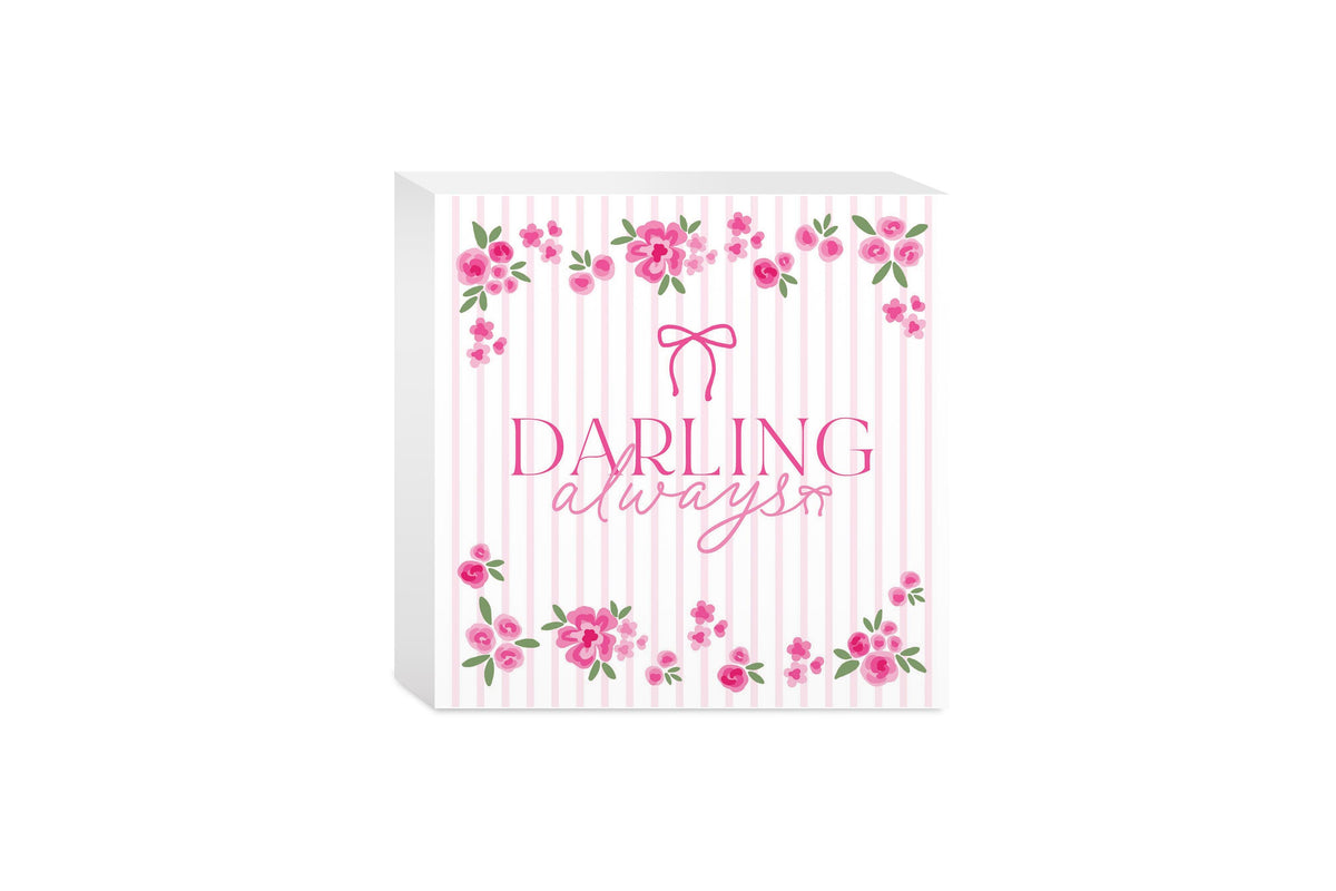 5x5 Wood Block-All Things Lovely -0
