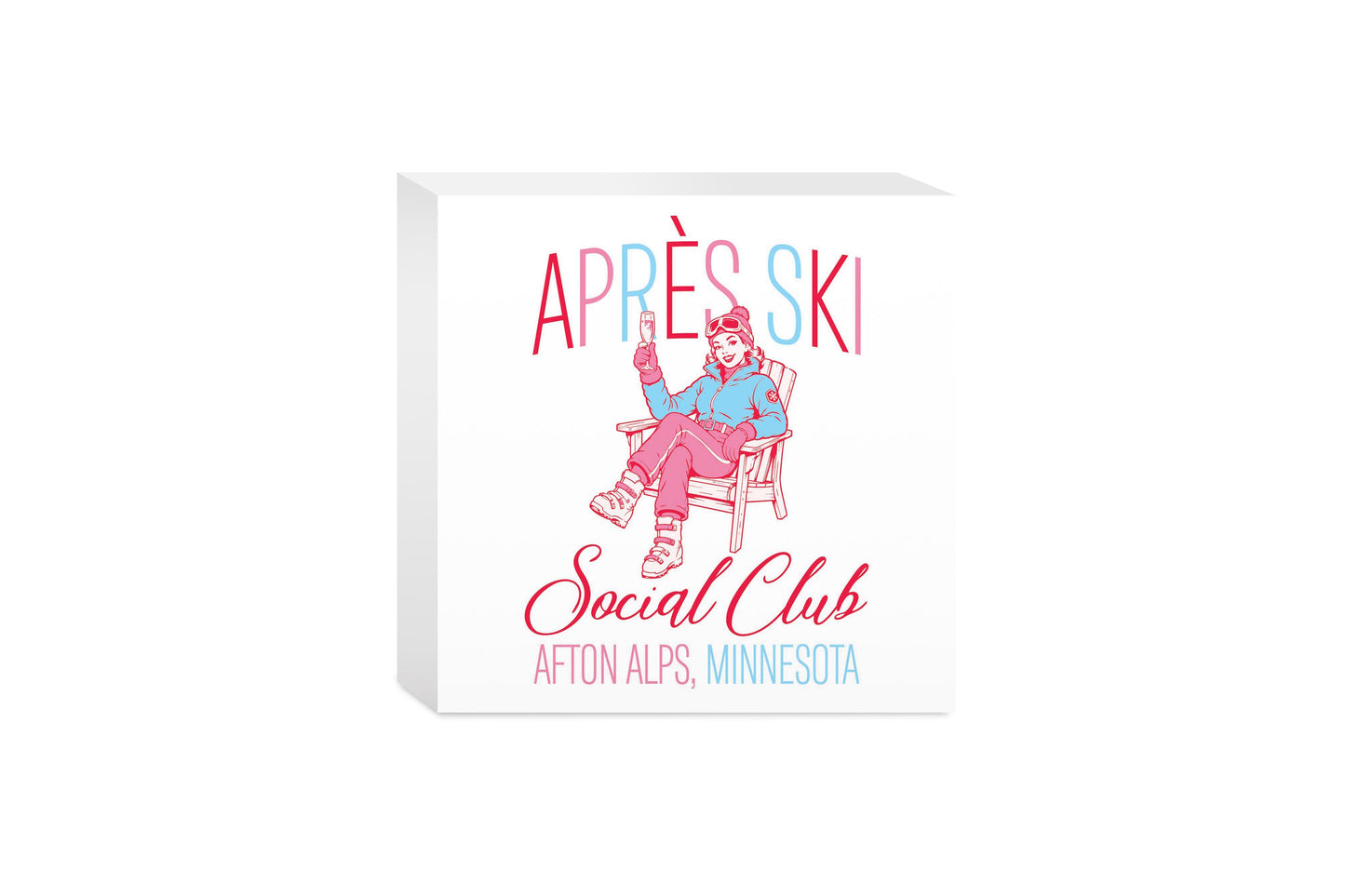 5x5 Wood Block-Love+Local Après Ski -0
