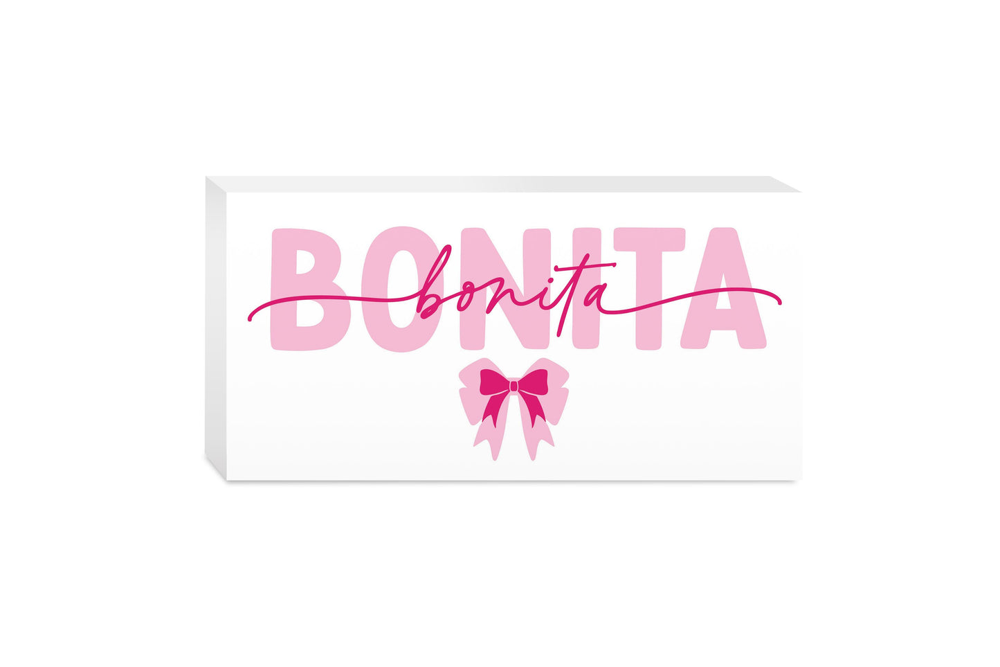 5x10 Wood Block Horizontal-Bonita Bows -0