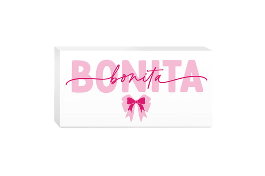5x10 Wood Block Horizontal-Bonita Bows -0