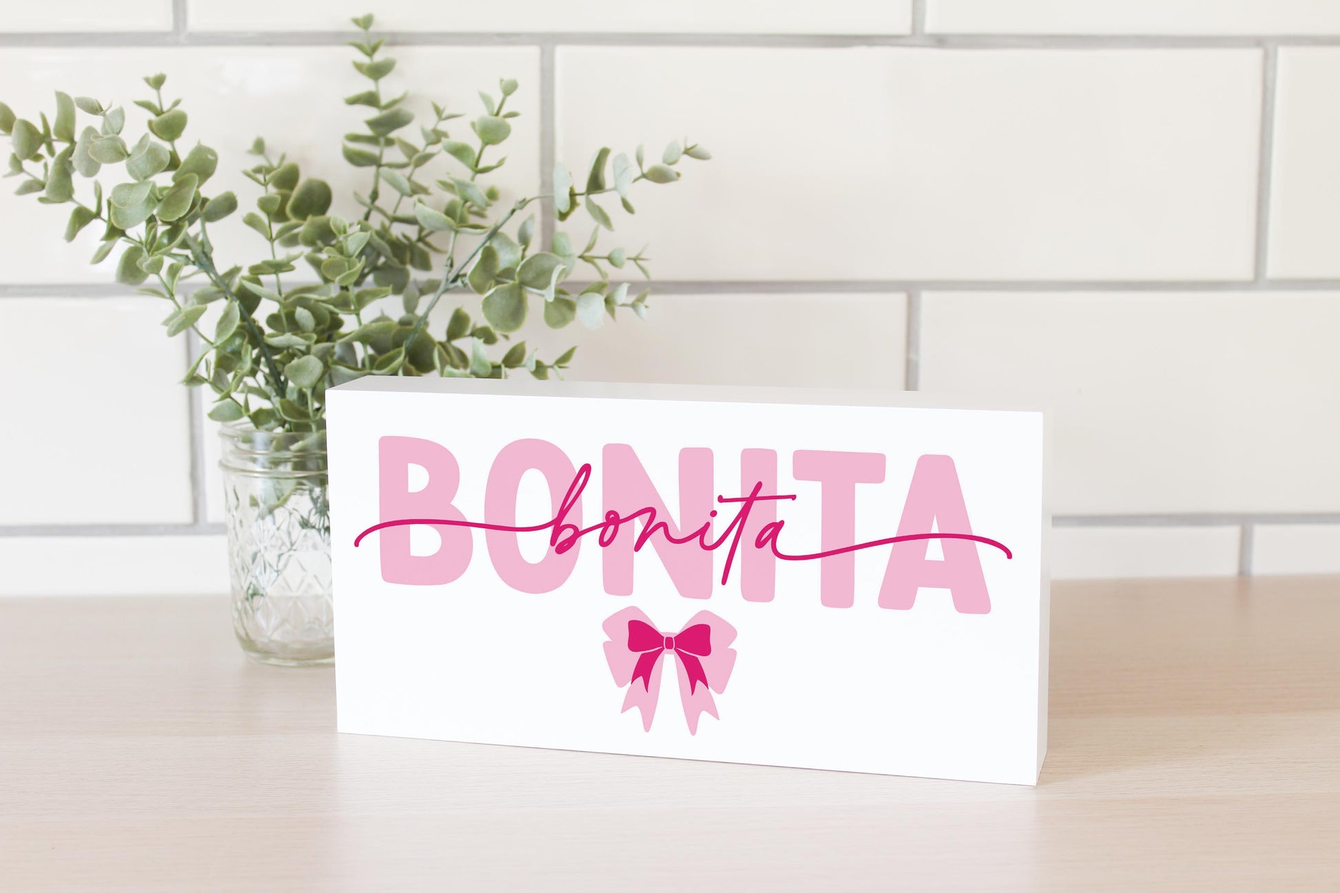 5x10 Wood Block Horizontal-Bonita Bows -2