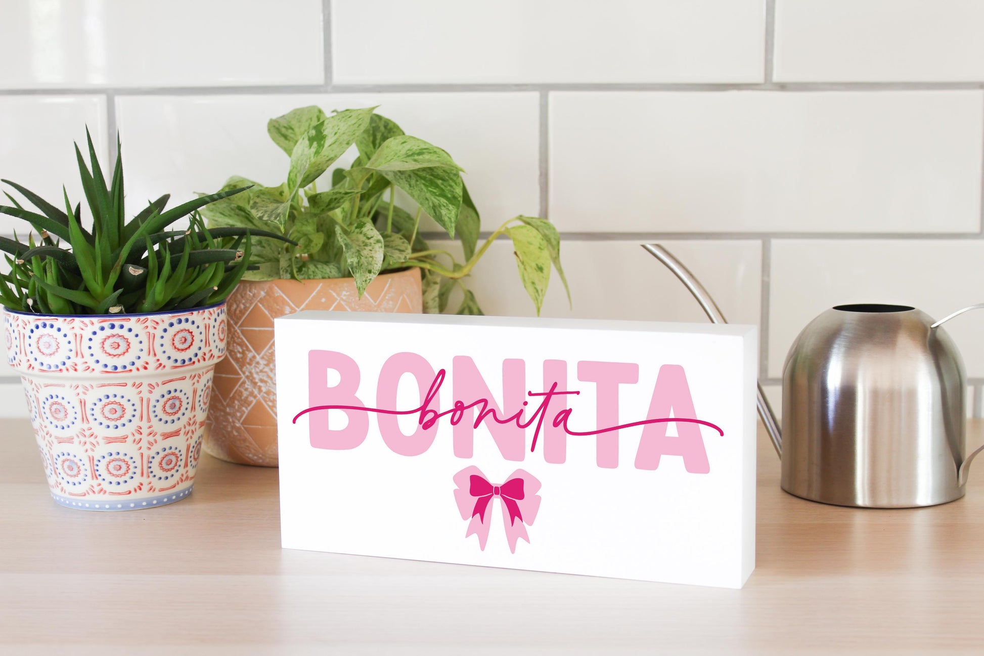 5x10 Wood Block Horizontal-Bonita Bows -4