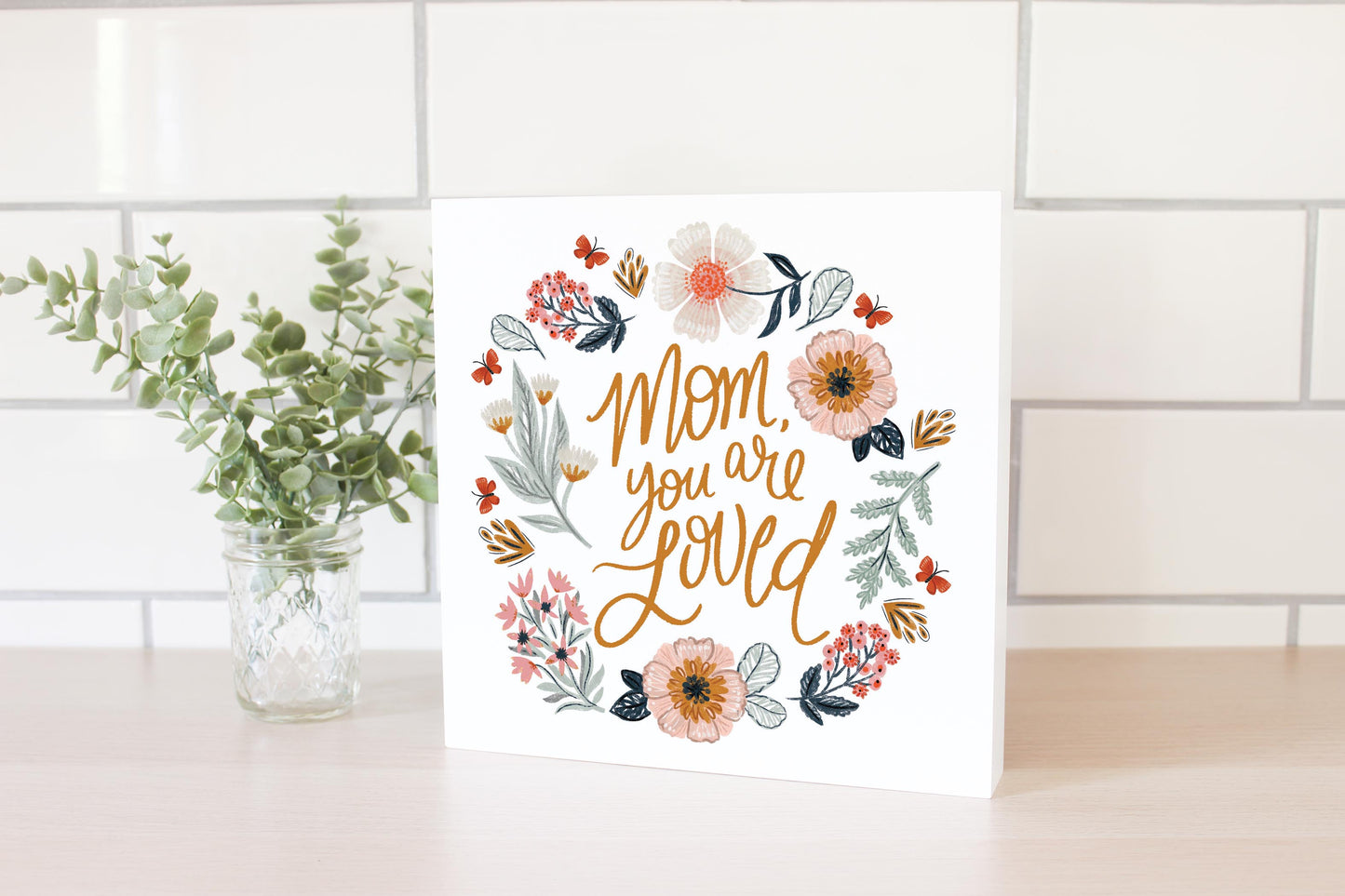 10x10 Wood Block-Pretty Things Loved