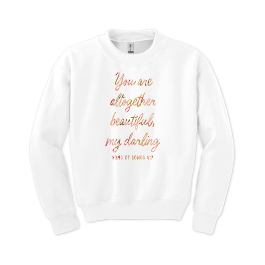 Gildan Youth Crewneck White-Faithful Promises -0