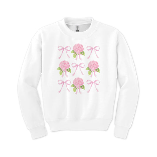Gildan Youth Crewneck White-Hydrangea Cottage -0